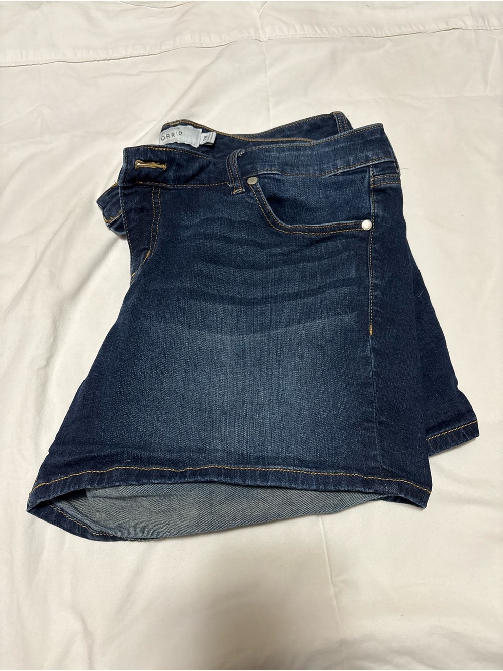 torrid Dark Blue Denim Jean Shorts